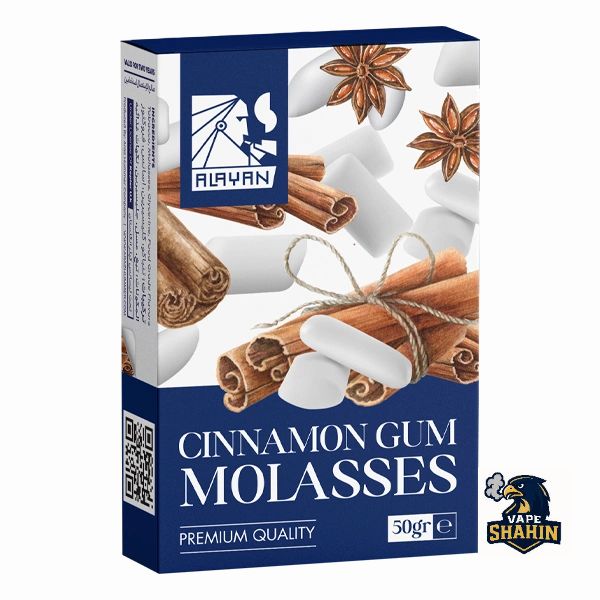 تنباکو قلیان الایان آدامس دارچین Alayan cinnamon gum molasses hookah tobacco