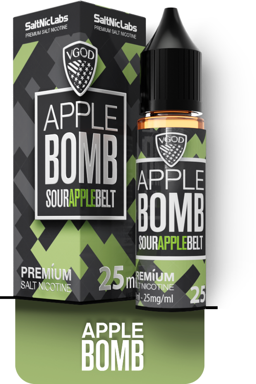 سالت نیکوتین بمب سیب ویگاد مستر کپی | VGOD MASTER SaltNic Apple Bomb