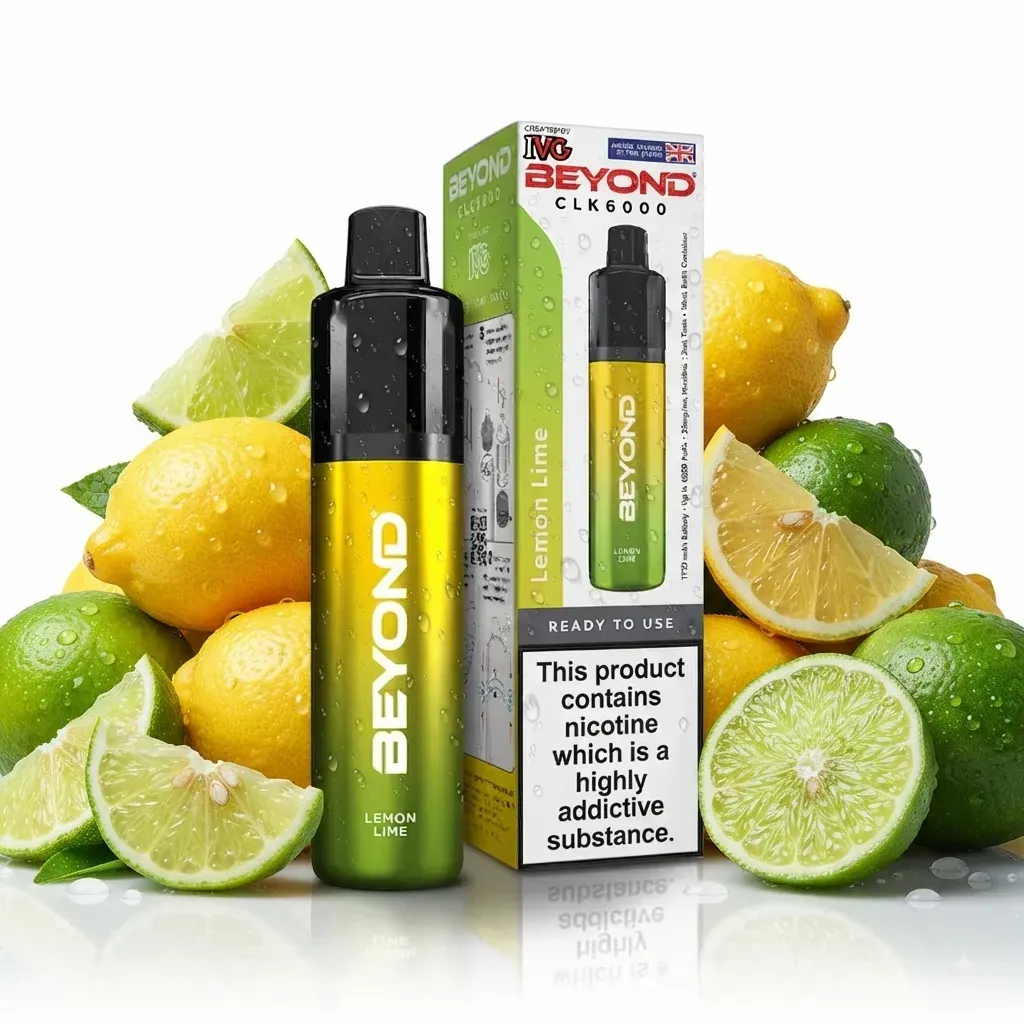 پاد یکبار مصرف IVG بیاند طعم لیمو لایم ( 6 هزار پاف ) | IVG Beyond 6,000 Puffs Lemon Lime Vape