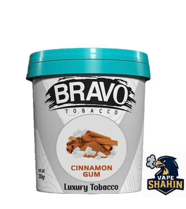 تنباکو قلیان براوو آدامس دارچین 200گرمی Bravo Cinnamon Gum