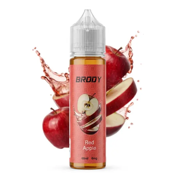 جویس سیب قرمز برودی | BRODY RED APPLE E-JUICE 60ML