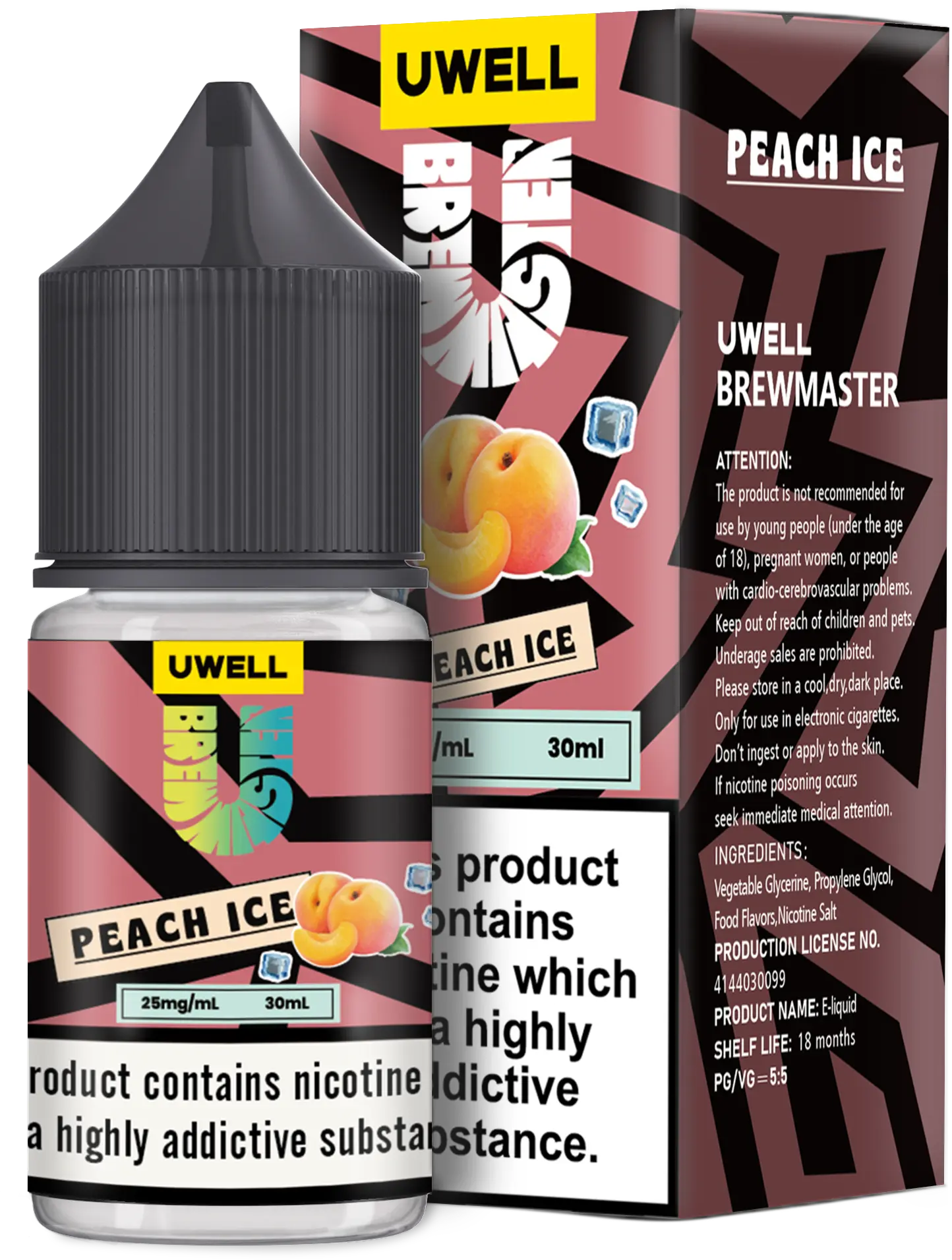 سالت نیکوتین یوول طعم هلو یخ | UWELL PEACH ICE