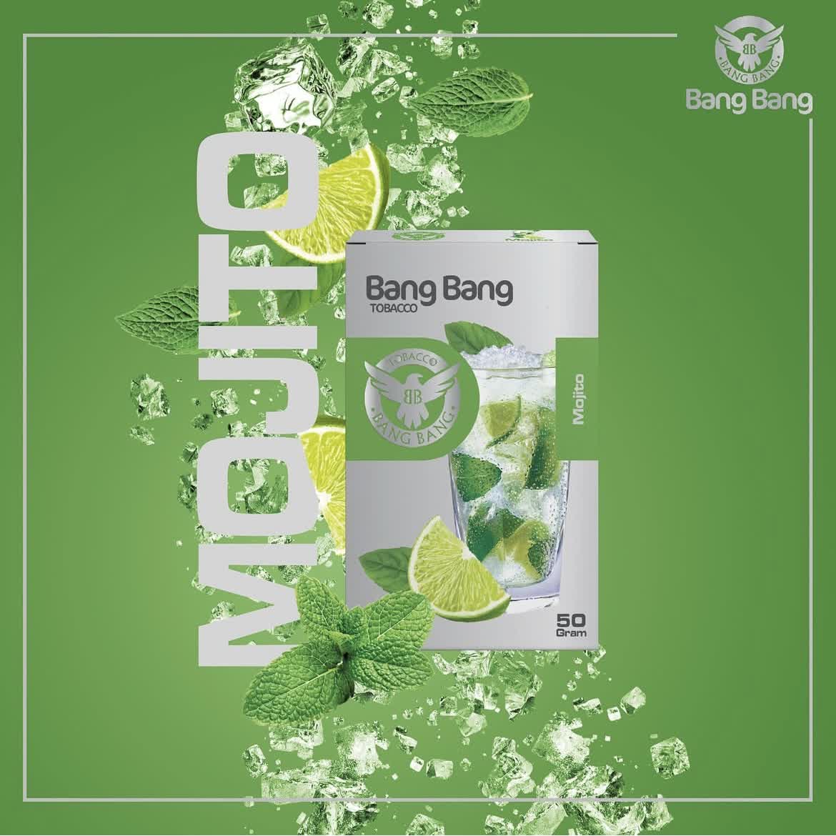 تنباکو بنگ بنگ طعم موهیتو BANG BANG MOJITO TOBACCO