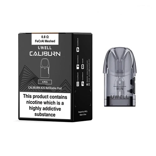 کارتریج کالیبرن ای۳ اس یوول (0.8 اهم) | Uwell Caliburn A3s Pods Cartridge