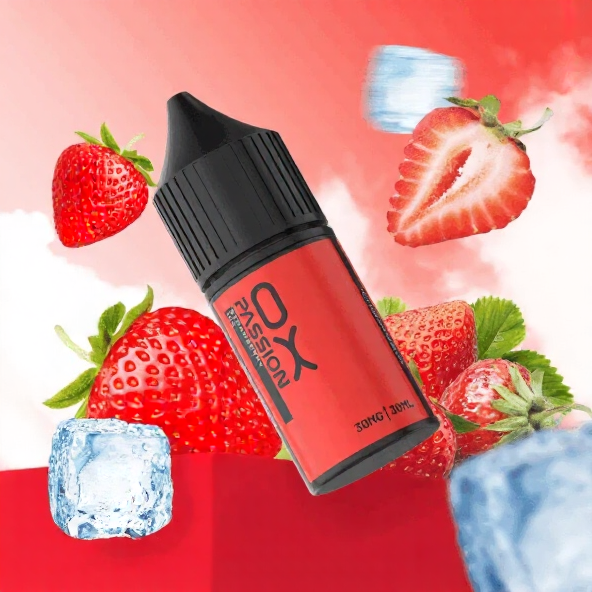 سالت اکسوا توت فرنگی یخ | Oxva Strawberry Ice Nic Salt