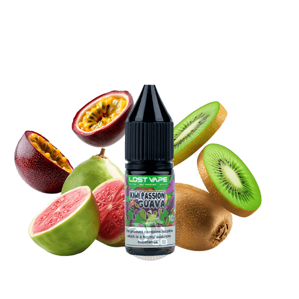 سالت کیوی پشن فروت گواوا لاست ویپ (10میل) | LOST VAPE KIWI PASSION GUAVA