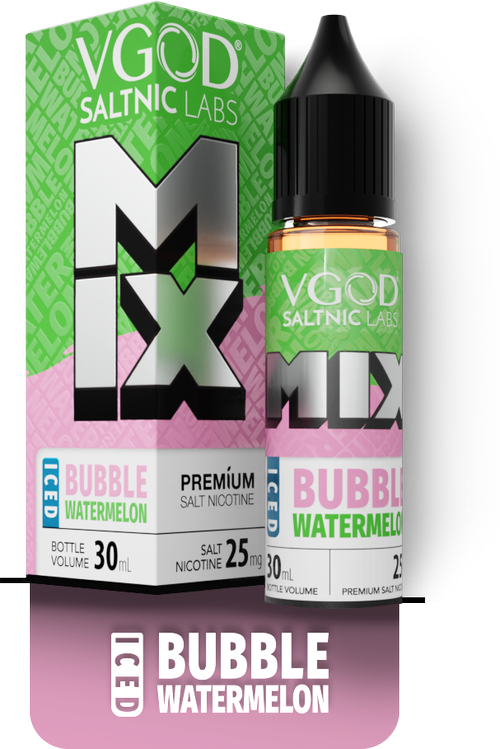 جویس سالت ویگاد آدامس بادکنکی هندوانه و یخ | VGOD Iced Mix Bubble Watermelon