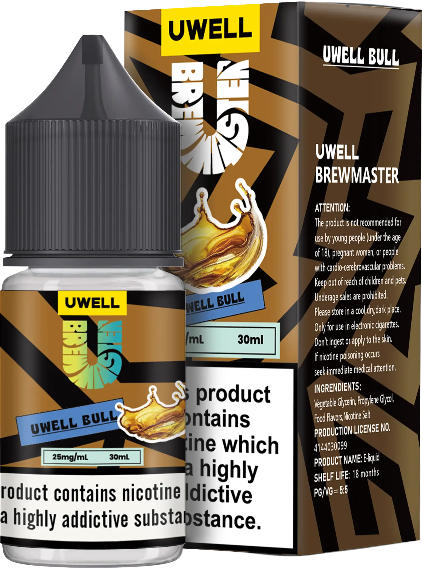 سالت نیکوتین یوول بول ( انرژی زا ) | Uwell BULL Salt Nic