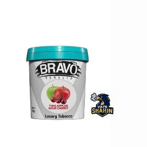تنباکو قلیان براوو دوسیب آلبالو200گرمی Two Apples Sour Chery