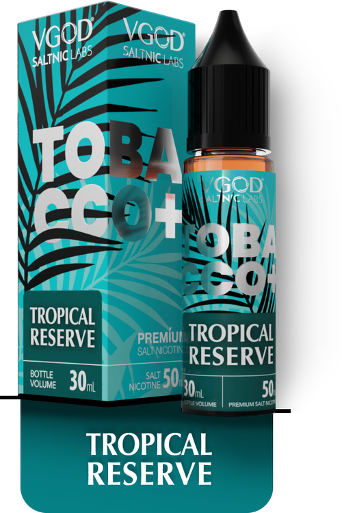 سالت توباکو پلاس تروپیکال رزرو ویگاد مستر کپی | VGOD MASTER Tobacco Plus Tropical Reserve