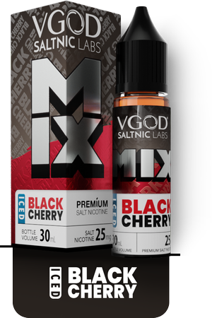 سالت نیکوتین میکس گیلاس سیاه یخ ویگاد | VGOD MIX ICED BLACK CHERRY SaltNic