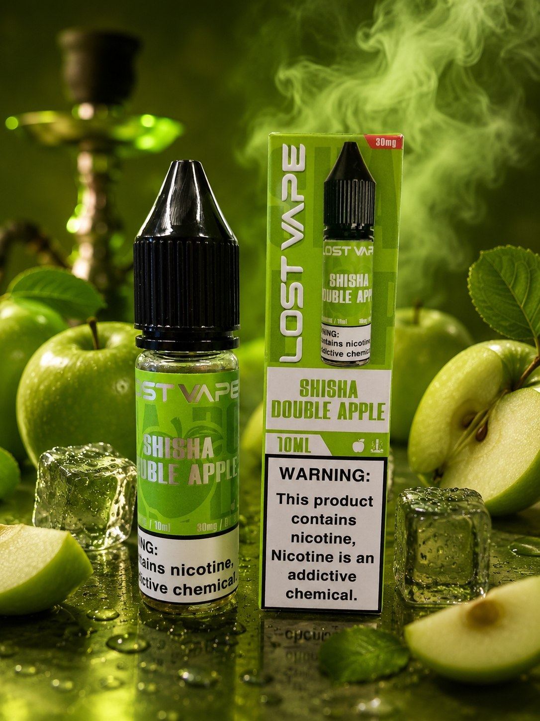 سالت قلیانی دو سیب لاست ویپ (10میل) | LOST VAPE SHISHA DOUBLE APPLE