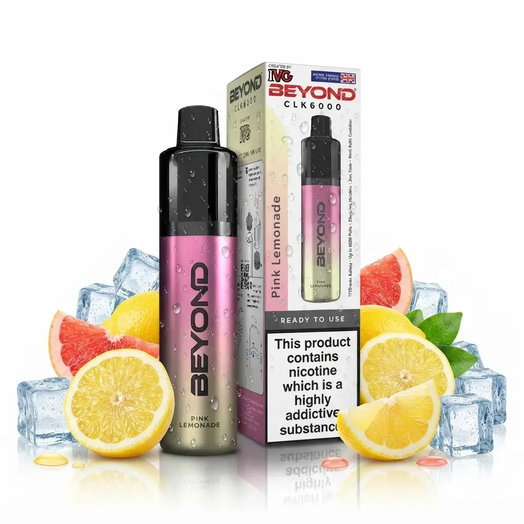 پاد یکبار مصرف IVG بیاند طعم لیموناد صورتی ( 6 هزار پاف ) | IVG Beyond 6,000 Puffs Pink Lemonade Vape