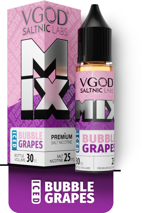 جویس سالت ویگاد مستر کپی آدامس بادکنکی انگور و یخ | VGOD MASTER Iced Mix Bubble Grapes