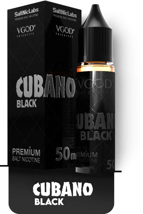 سالت کوبانو بلک ویگاد مستر کپی | VGOD MASTER Cubano Black