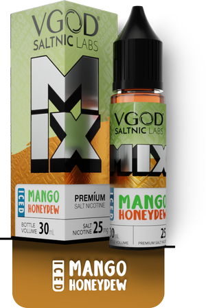 سالت نیکوتین میکس انبه طالبی یخ ویگاد | VGOD MIX Iced Mango Honeydew Saltnic