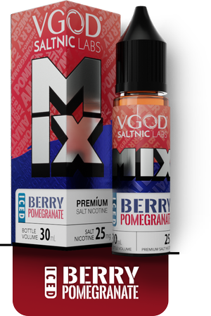 سالت نیکوتین میکس بری انار یخ ویگاد | VGOD Iced Mix Berry Pomegranate SaltNic
