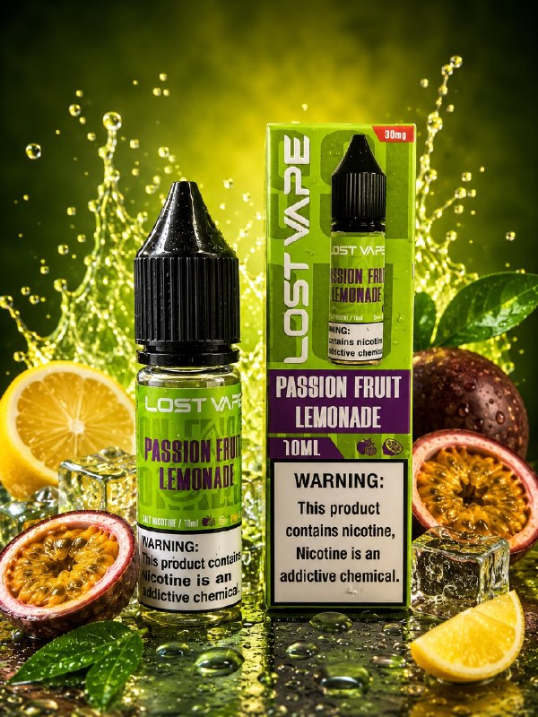 سالت لیموناد پشن فروت لاست ویپ (10میل) | LOST VAPE PASSION FRUIT LEMONADE