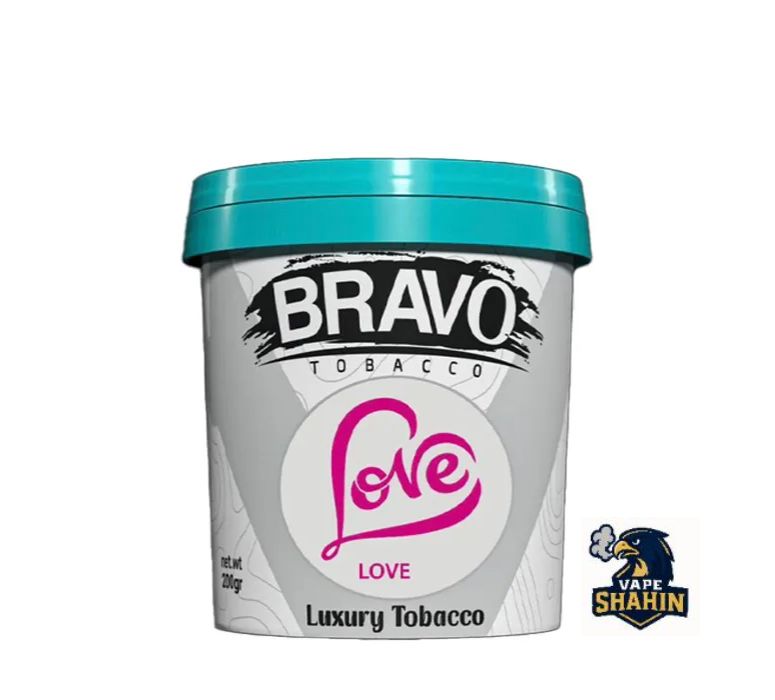 تنباکو قلیان براوو لاو 200گرمی Bravo Love