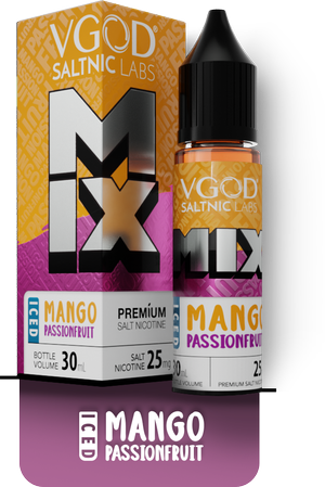 سالت نیکوتین میکس انبه پشن فروت یخ ویگاد | VGOD MIX Iced Mango PassionFruit SaltNic