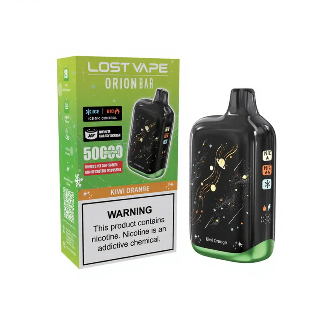 پاد یکبار مصرف لاست ویپ 50000 پاف کیوی پرتقال | LOST VAPE 50000 Puff Kiwi Orange