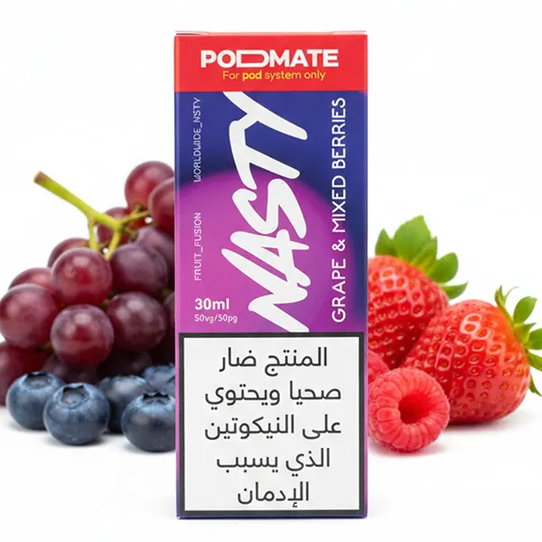 سالت انگور میکس بری نستی | NASTY Grape & Mixed Berries