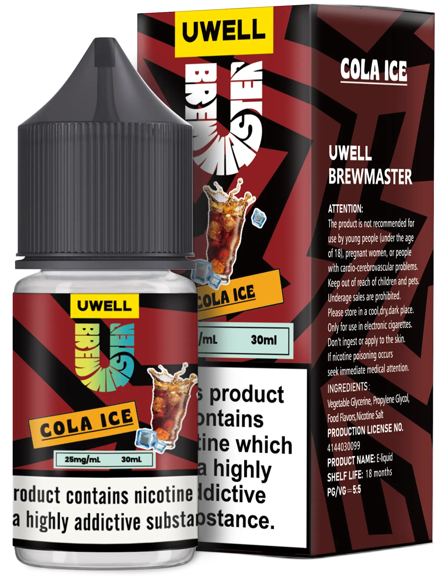 سالت نیکوتین یوول نوشابه یخ | Uwell Cola Ice Salt Nic
