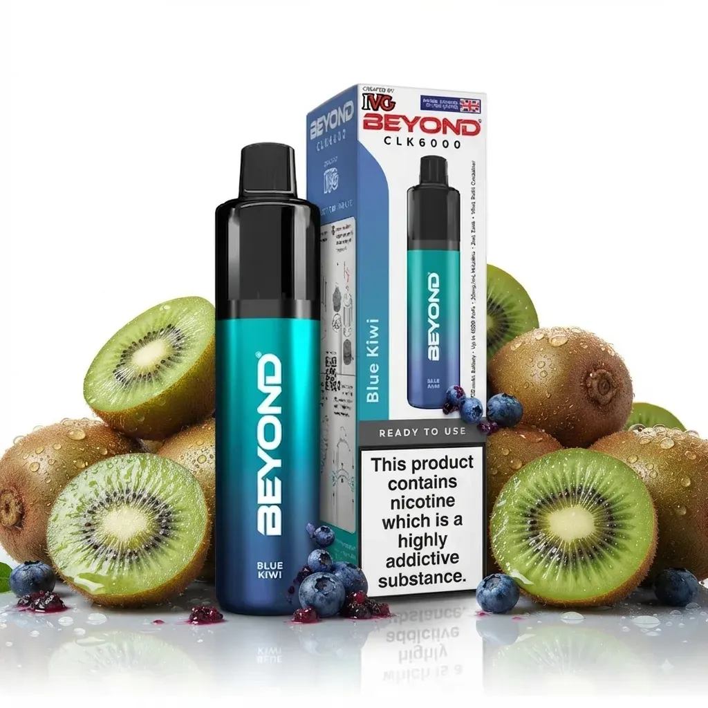 پاد یکبار مصرف IVG بیاند طعم کیوی آبی ( 6 هزار پاف ) | IVG Beyond 6,000 Puffs BLUE KIWI Vape